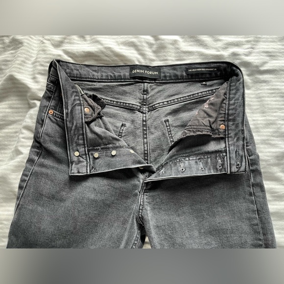 Denim Forum Arlo high rise straight leg Jeans - Picture 5 of 5